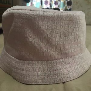 Kangol light pink bucket hat